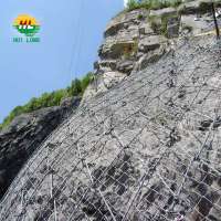 steel plastic wire mesh rockfall netting